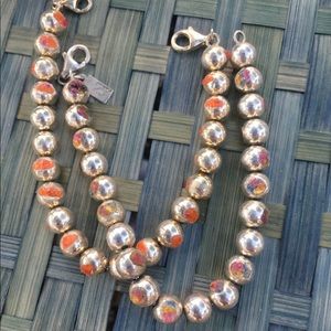 Sterling Silver 8MM Ball Bracelet Handmade Custom
this is for one- you choose